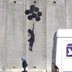 Banksy Balloon Girl in West Bank Israel