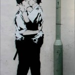 Banksy Kissing Police Persons